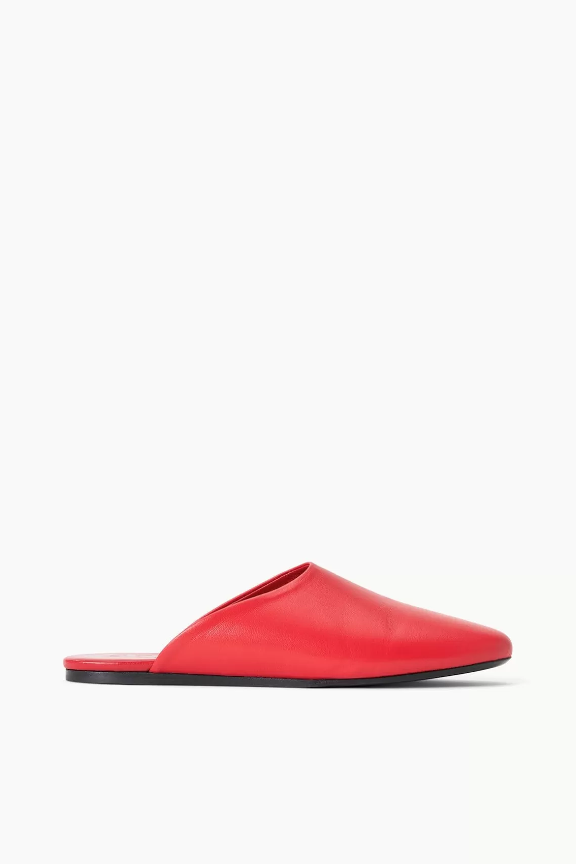 STAUD ABBY SLIPPER  RED ROSE