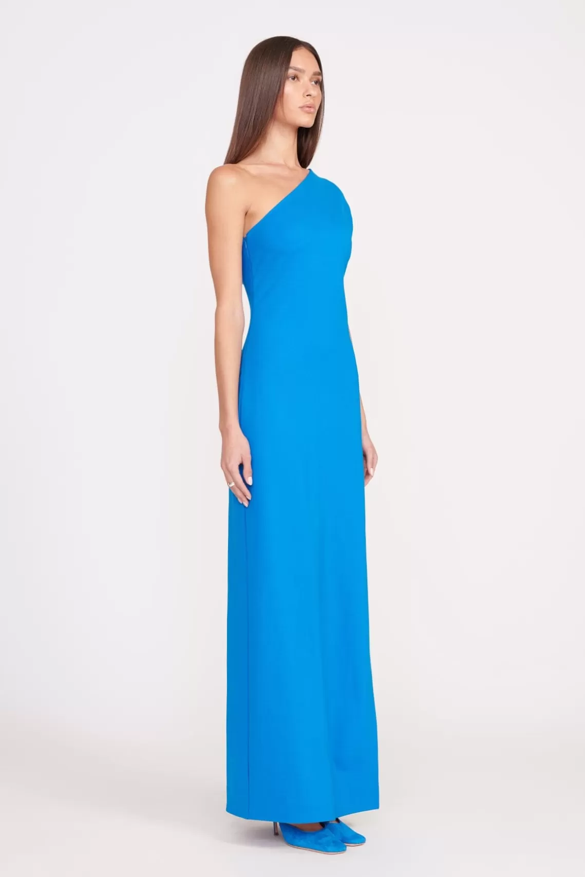 STAUD ADALYNN DRESS  DIRECTOR BLUE