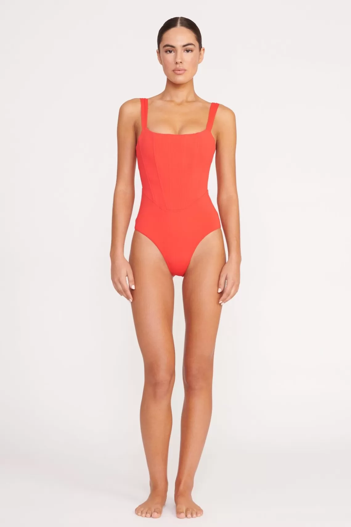 STAUD ADELAIDE ONE PIECE  RED ROSE