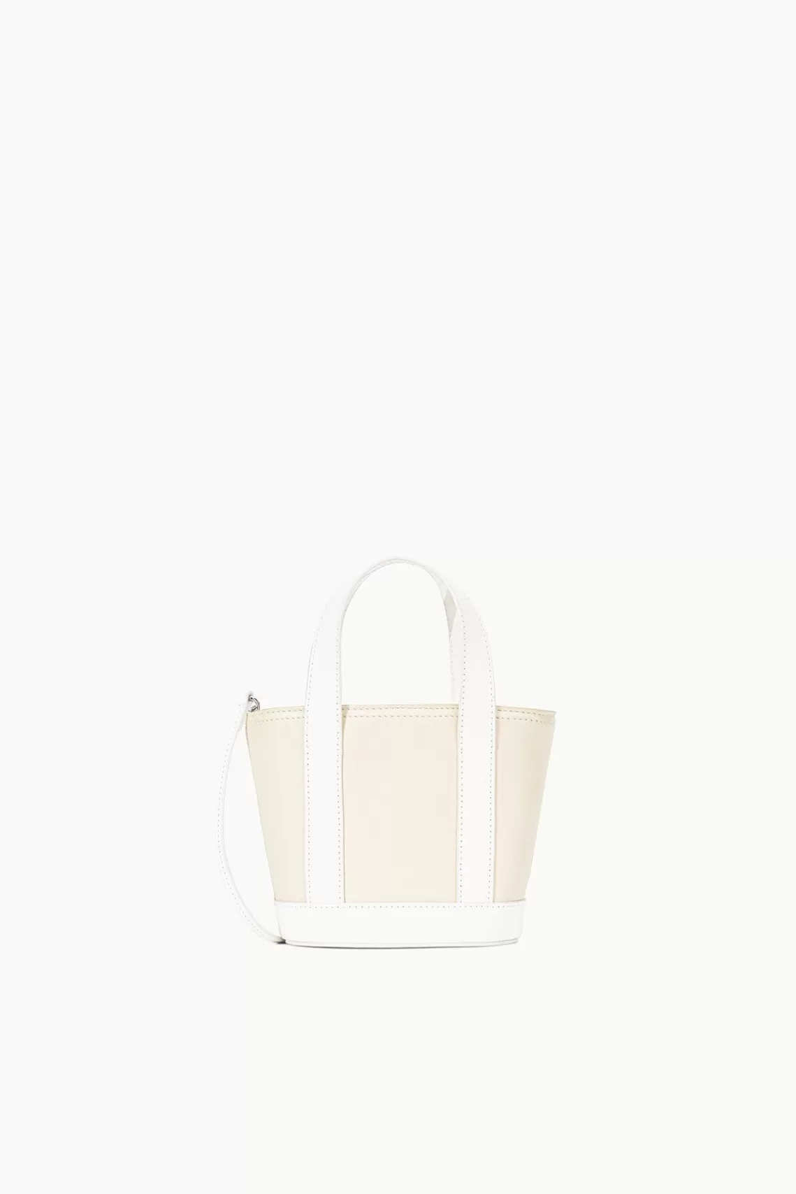 STAUD ALLORA MICRO TOTE  CREAM PAPER