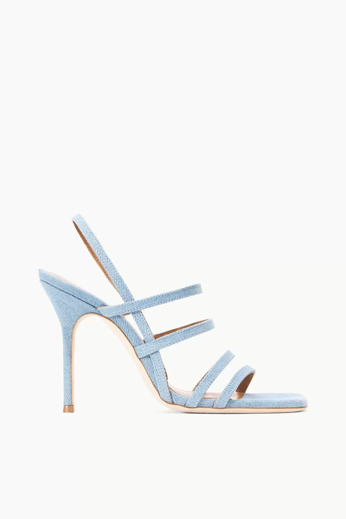 STAUD ANISE HEEL  DENIM BLUE