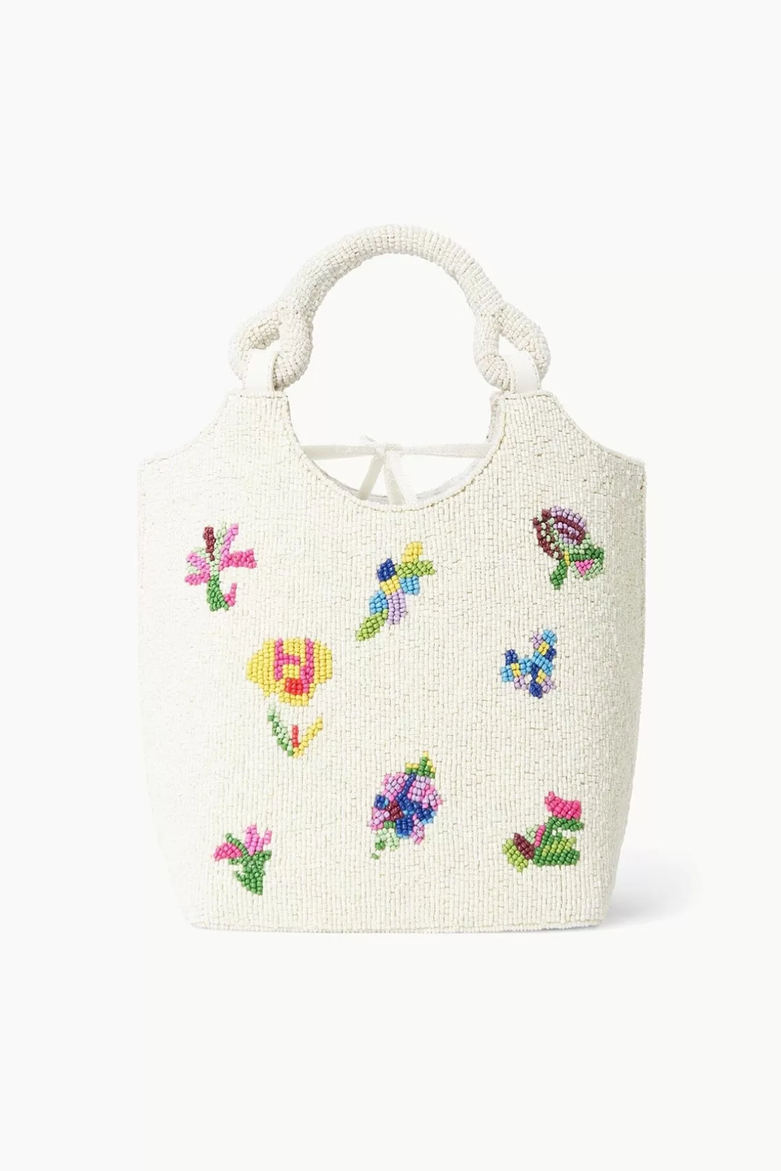 STAUD BEADED COTE BAG  FIRST BLOOM DAY