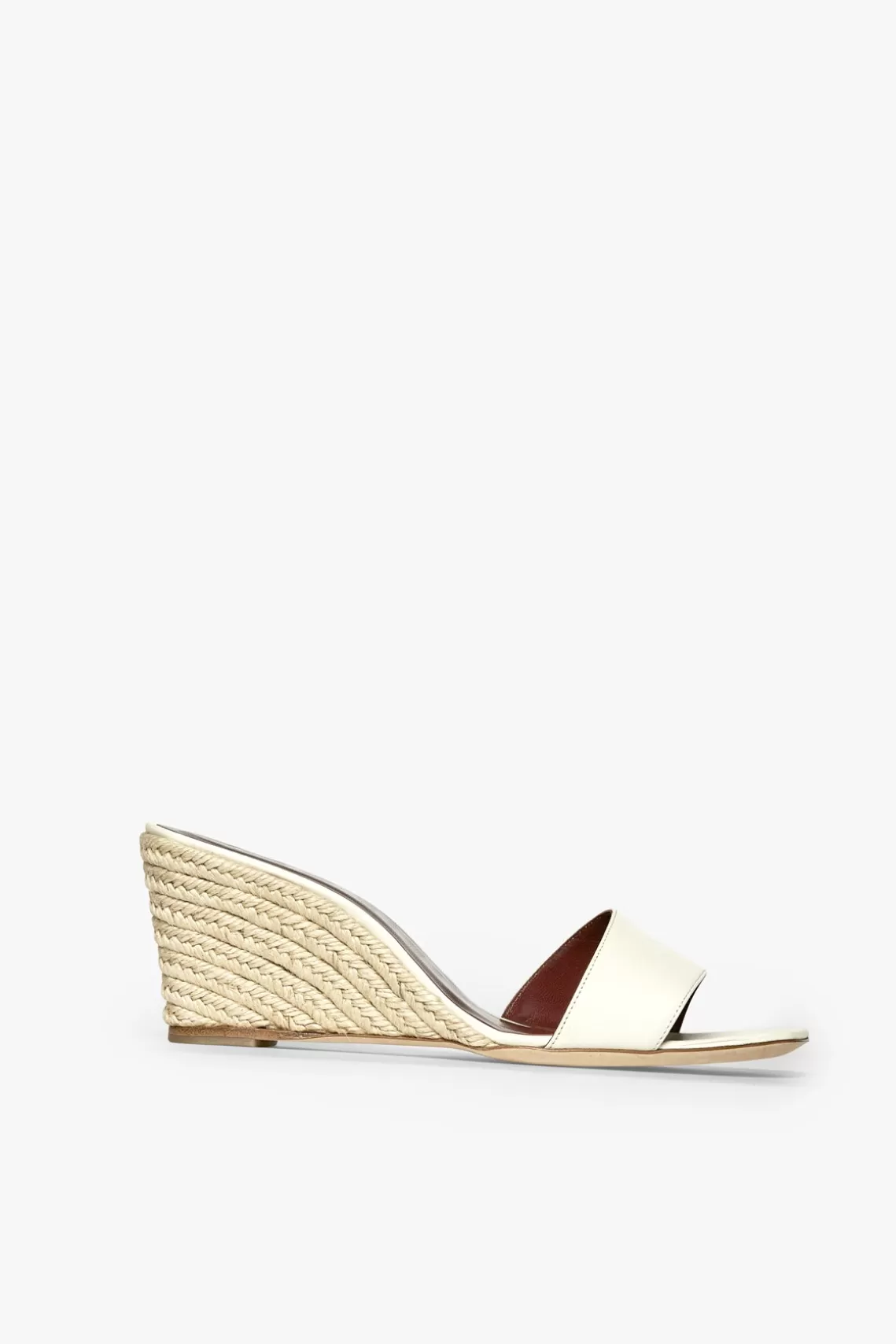 STAUD BILLIE ESPADRILLE WEDGE  NATURAL CREAM