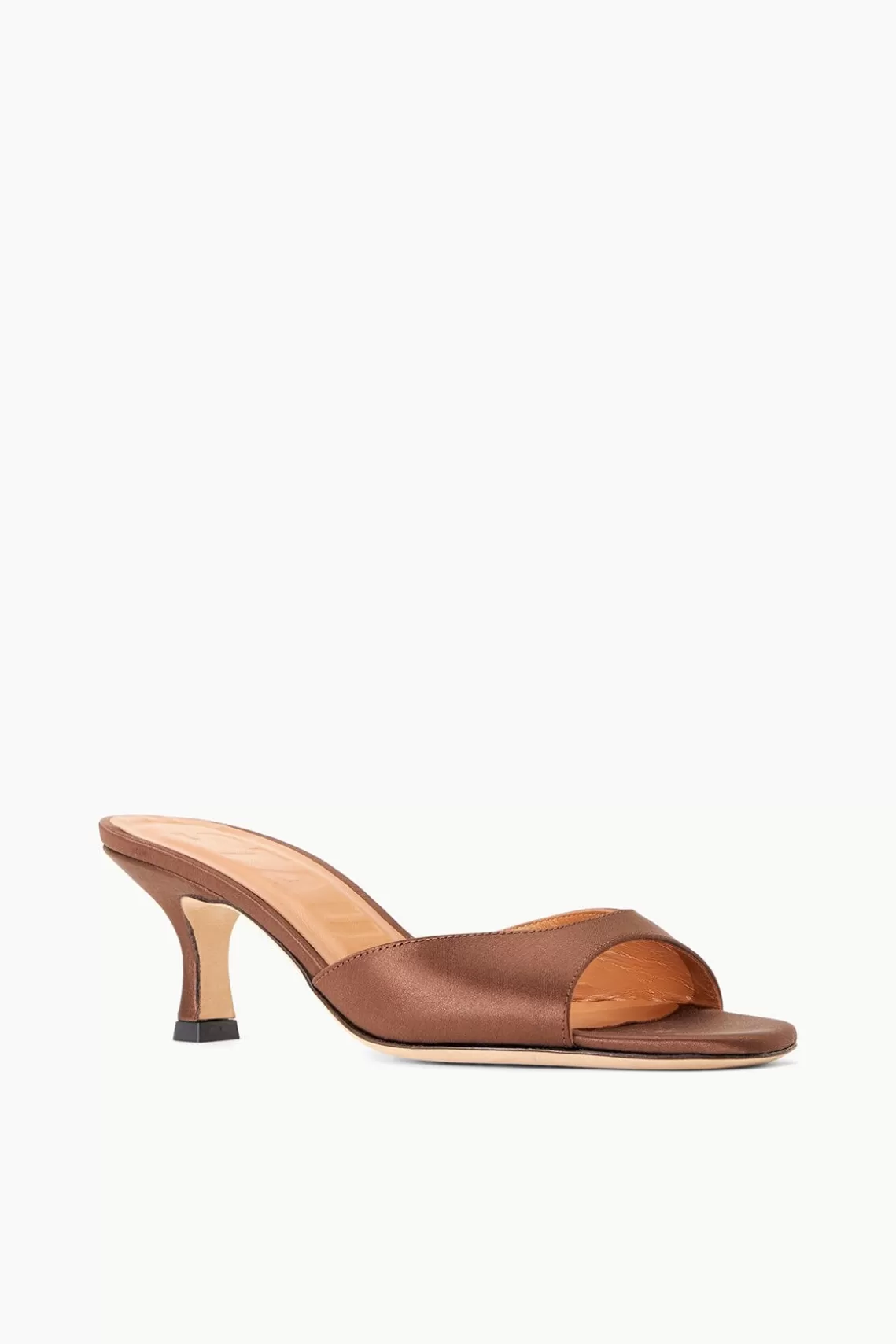 STAUD BRIGITTE MULE  CLOVE SATIN