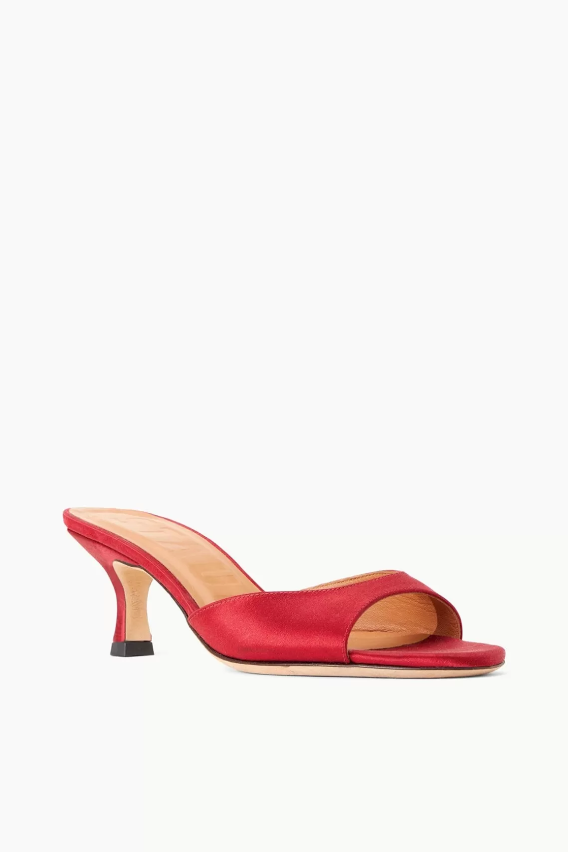 STAUD BRIGITTE MULE  RUBY SATIN