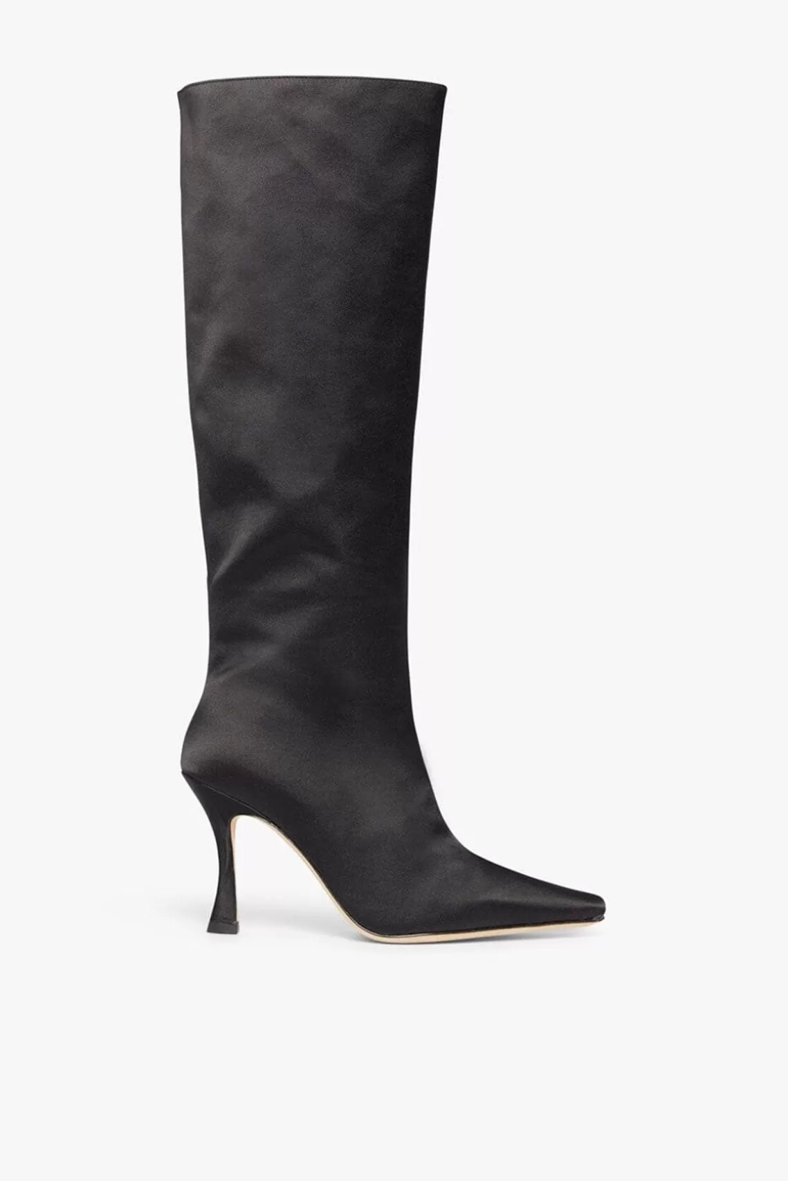 STAUD CAMI BOOT  BLACK SATIN