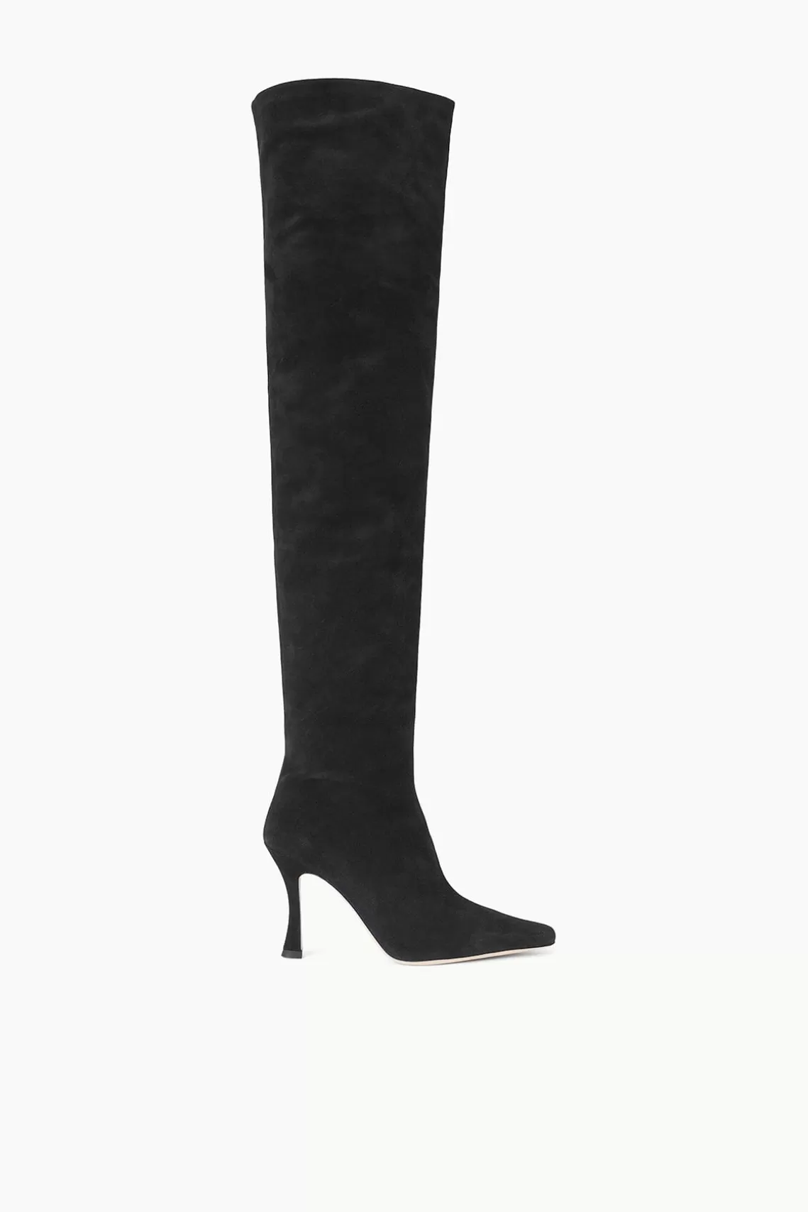 STAUD CAMI OVER THE KNEE BOOT  BLACK SUEDE