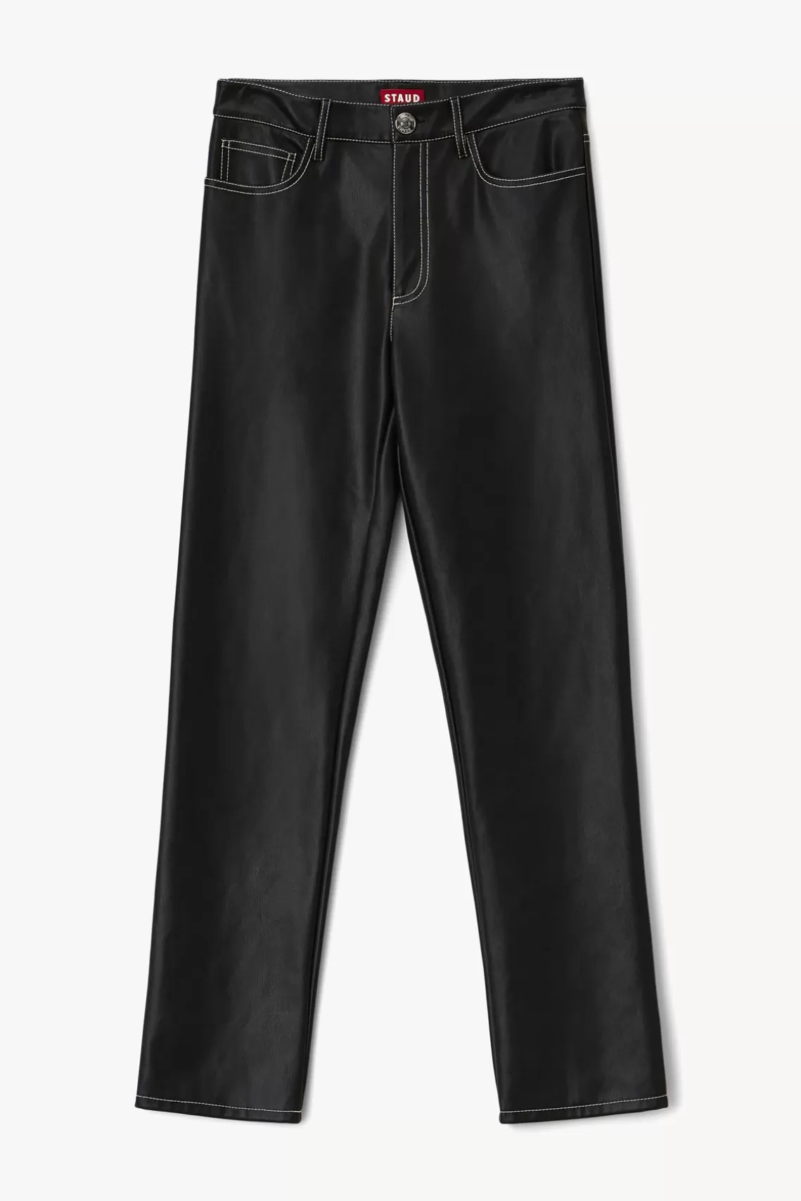 STAUD ELLIOT PANT   VEGAN LEATHER