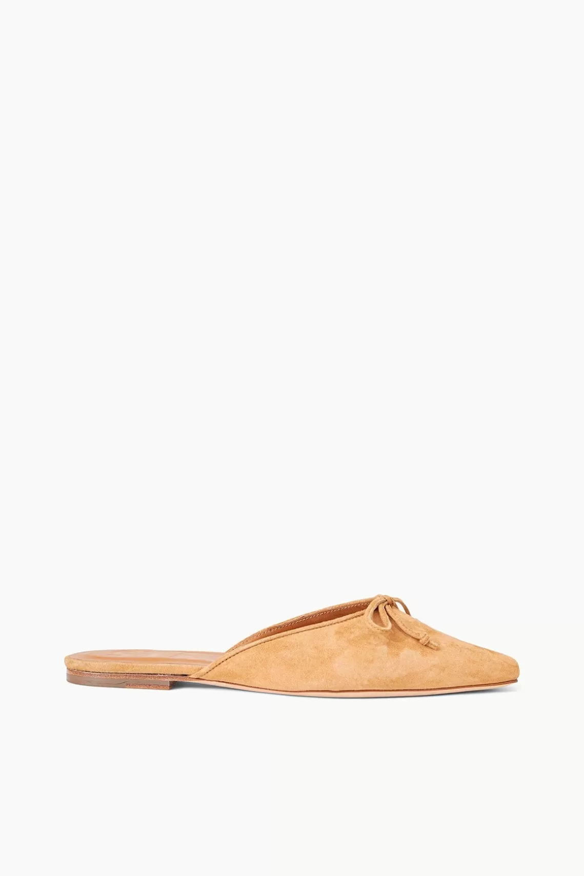 STAUD GINA MULE  CASHEW SUEDE