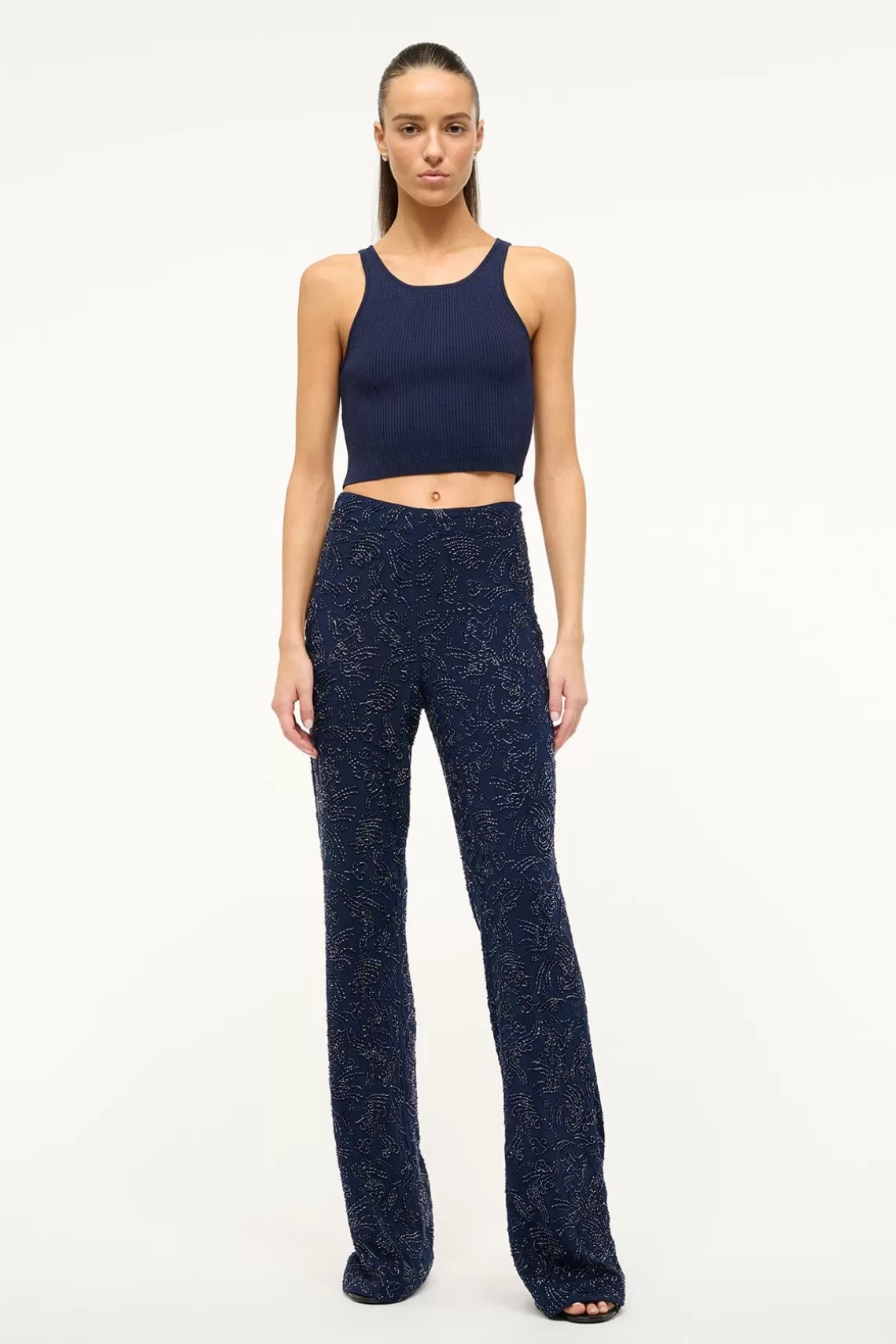 STAUD IBISCO CROPPED TANK  