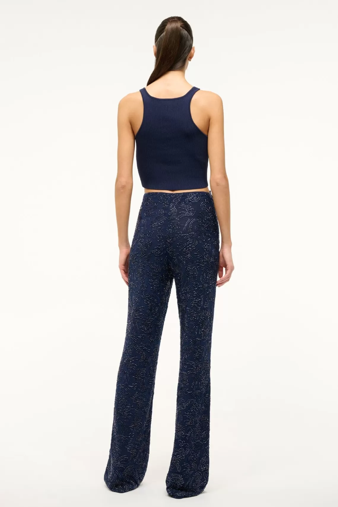 STAUD IBISCO CROPPED TANK  