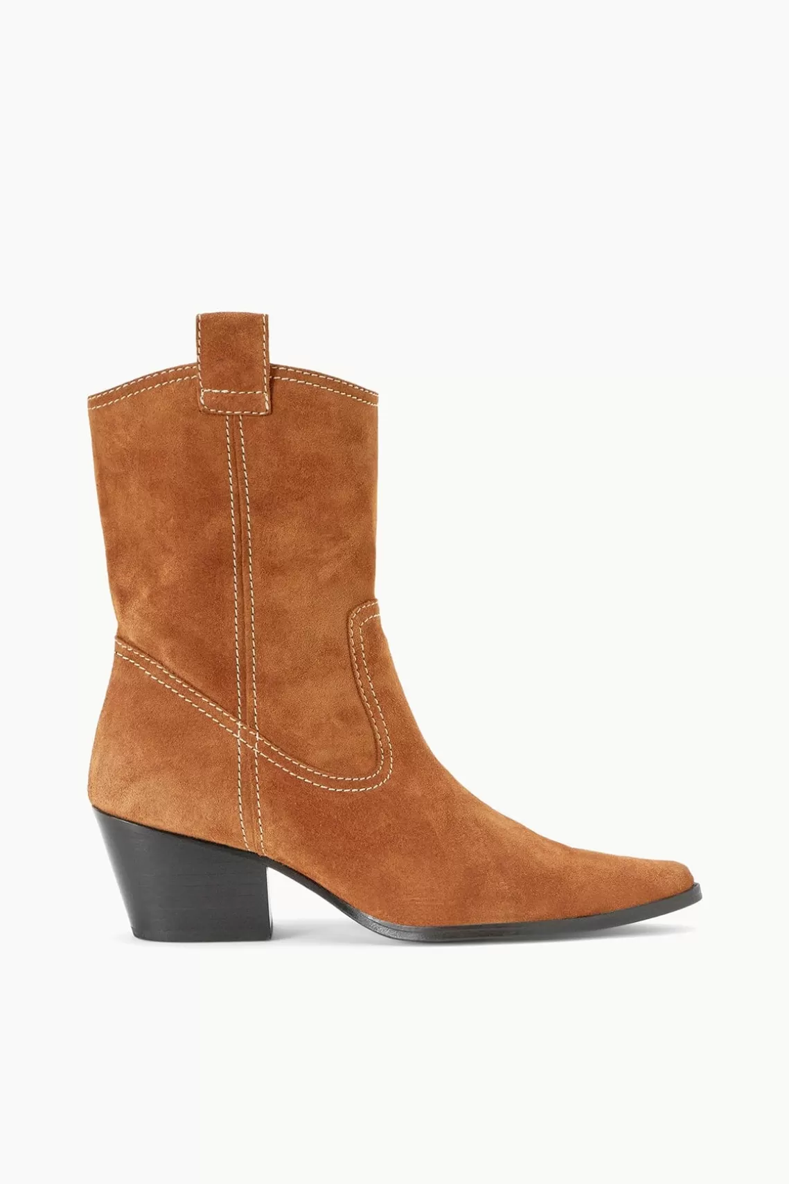 STAUD JUNE BOOT  TAN SUEDE