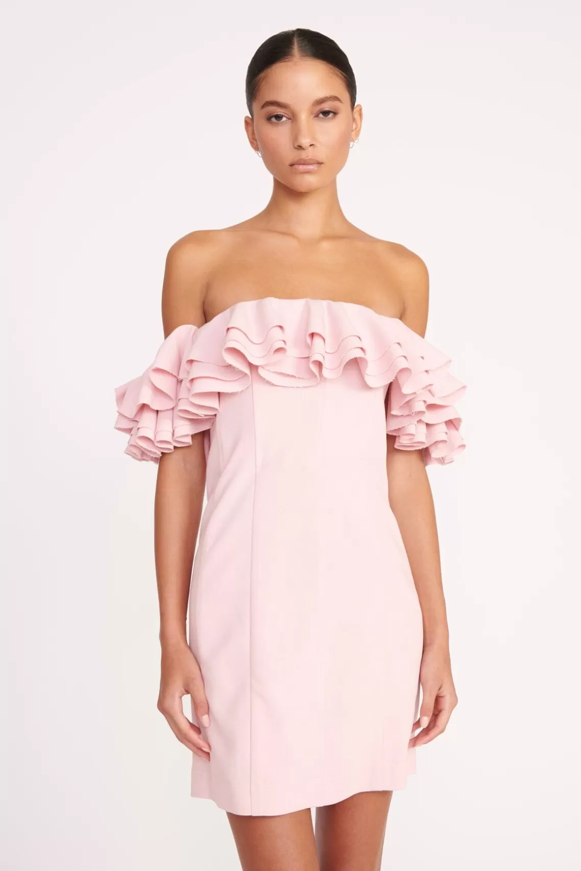 STAUD KIARA DRESS  CHERRY BLOSSOM