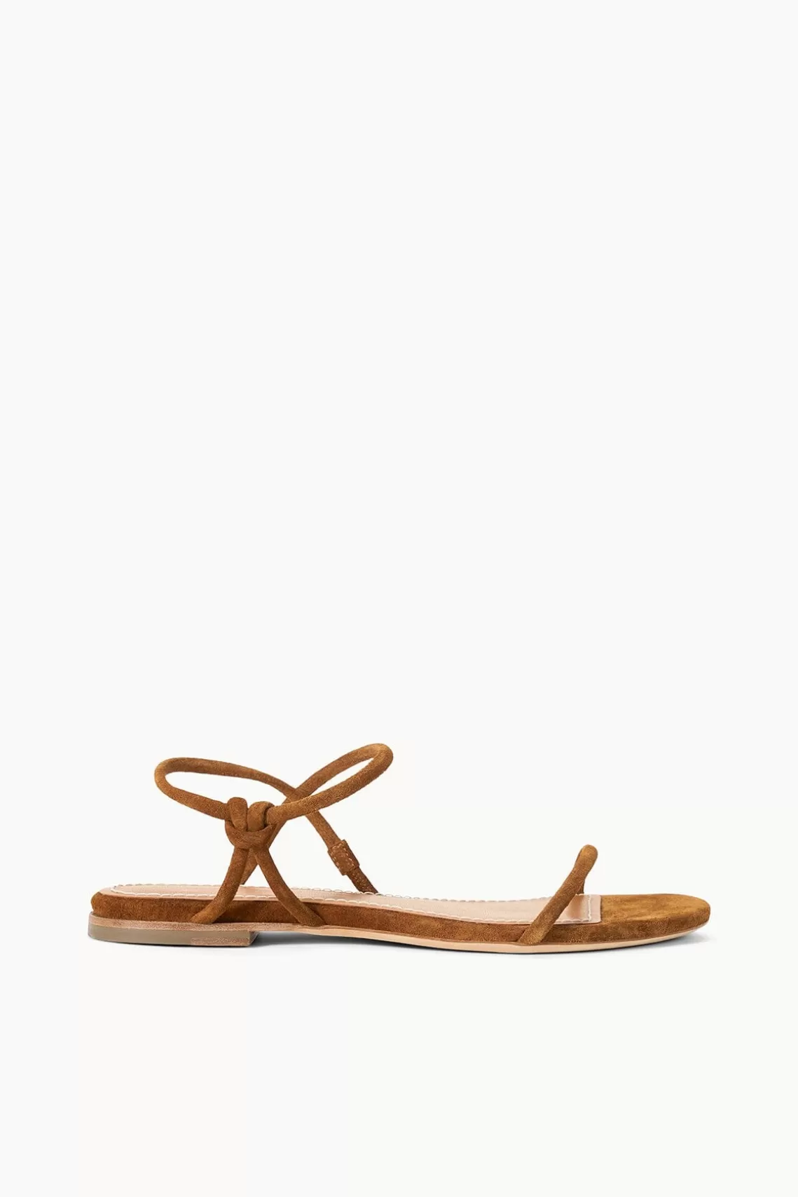 STAUD LAUREL SANDAL  TAN SUEDE