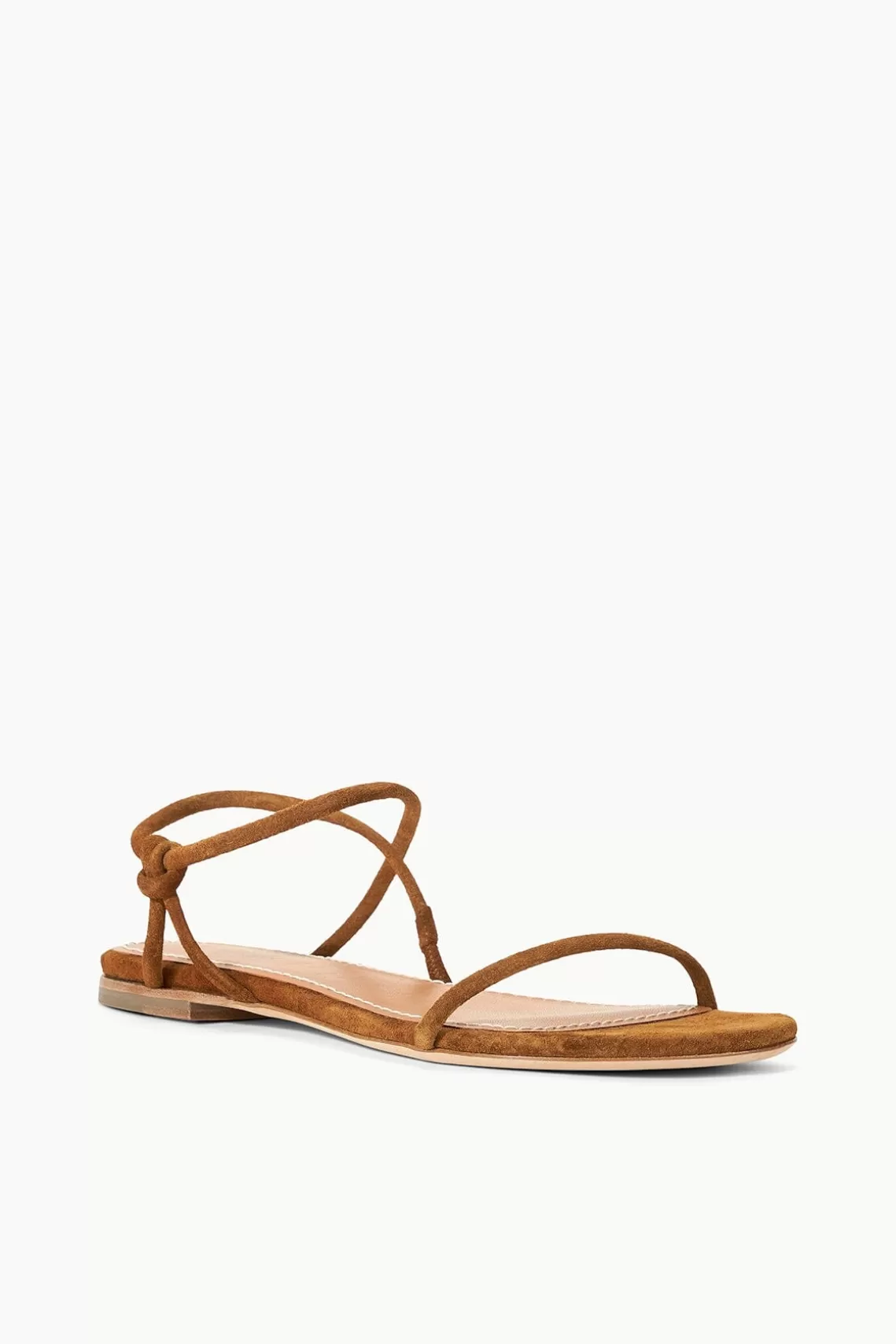 STAUD LAUREL SANDAL  TAN SUEDE