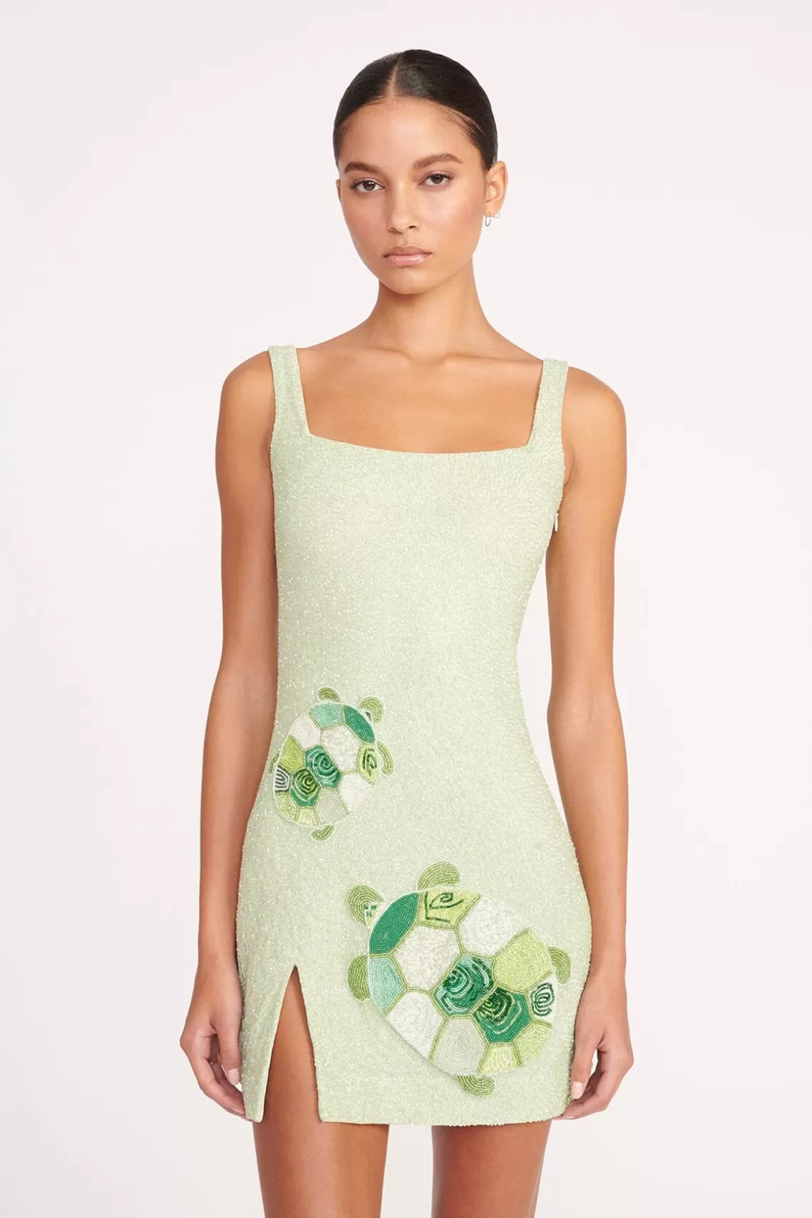 STAUD LE SABLE DRESS  BABY TURTLE