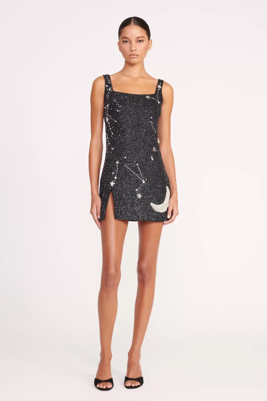 STAUD LE SABLE DRESS  STARRY NIGHT