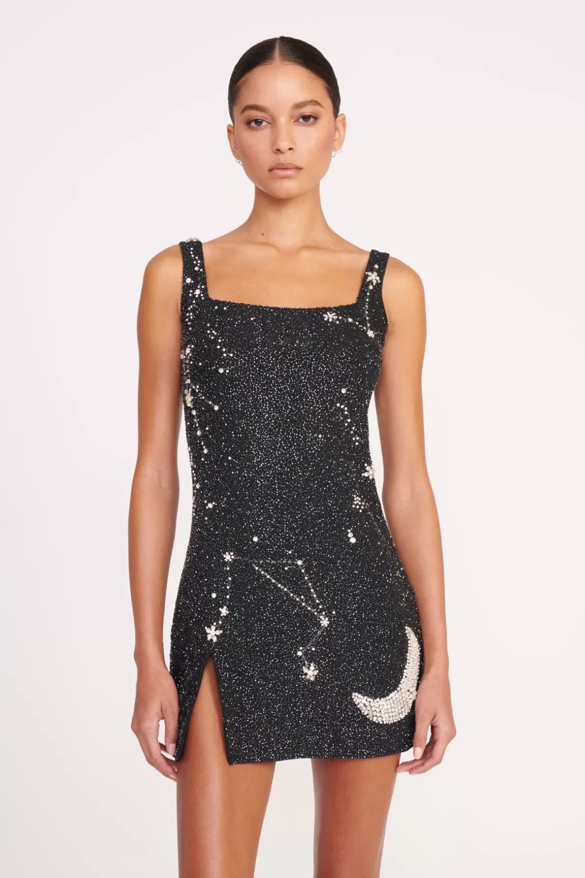 STAUD LE SABLE DRESS  STARRY NIGHT