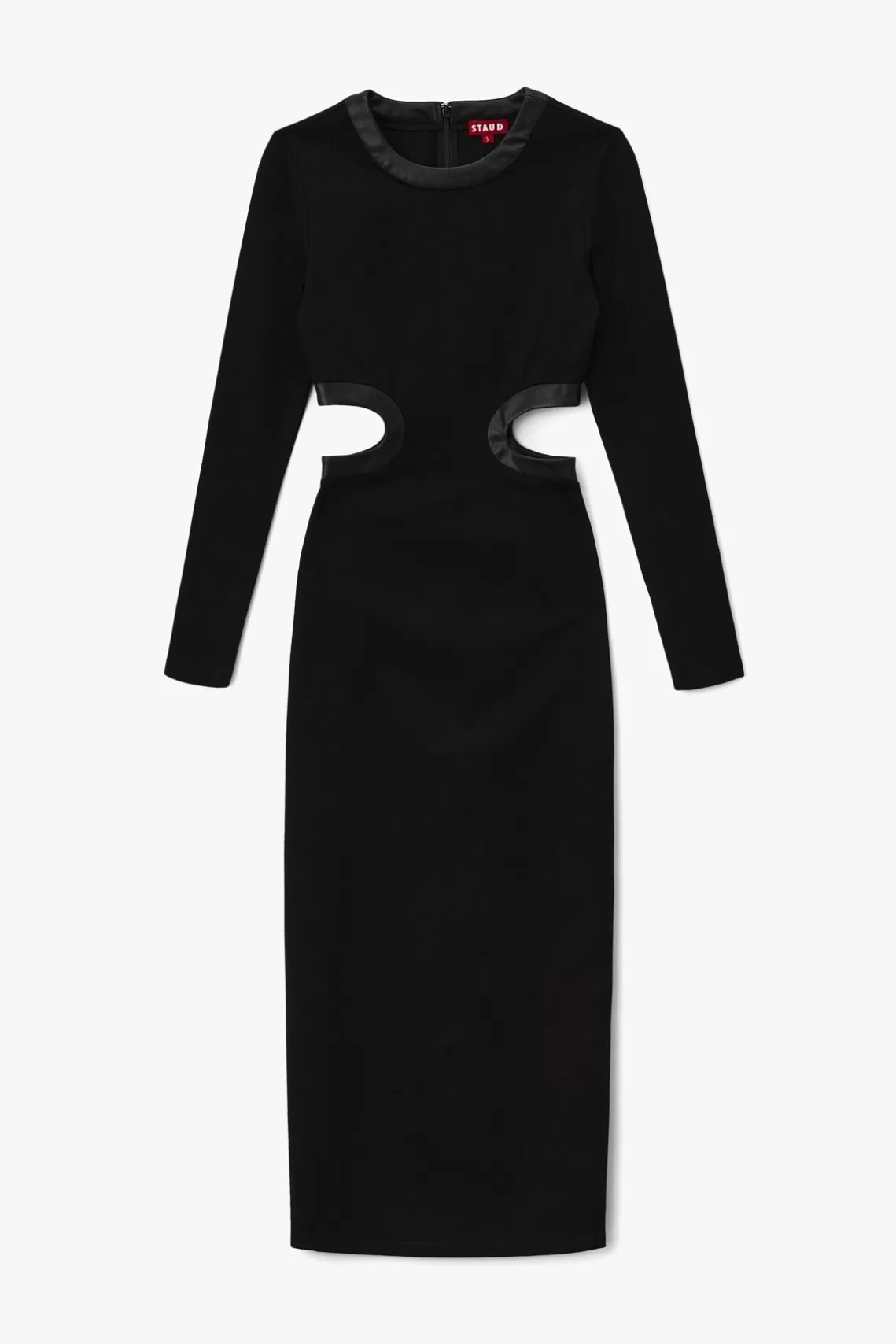 STAUD LONG SLEEVE DOLCE DRESS  