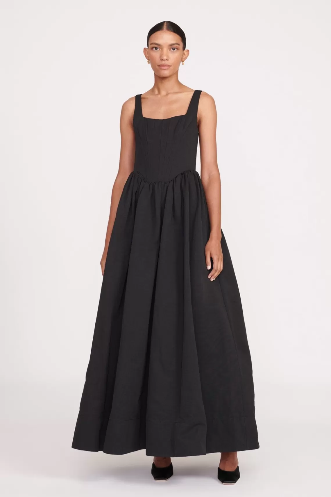 STAUD MAXI LANDSCAPE DRESS  