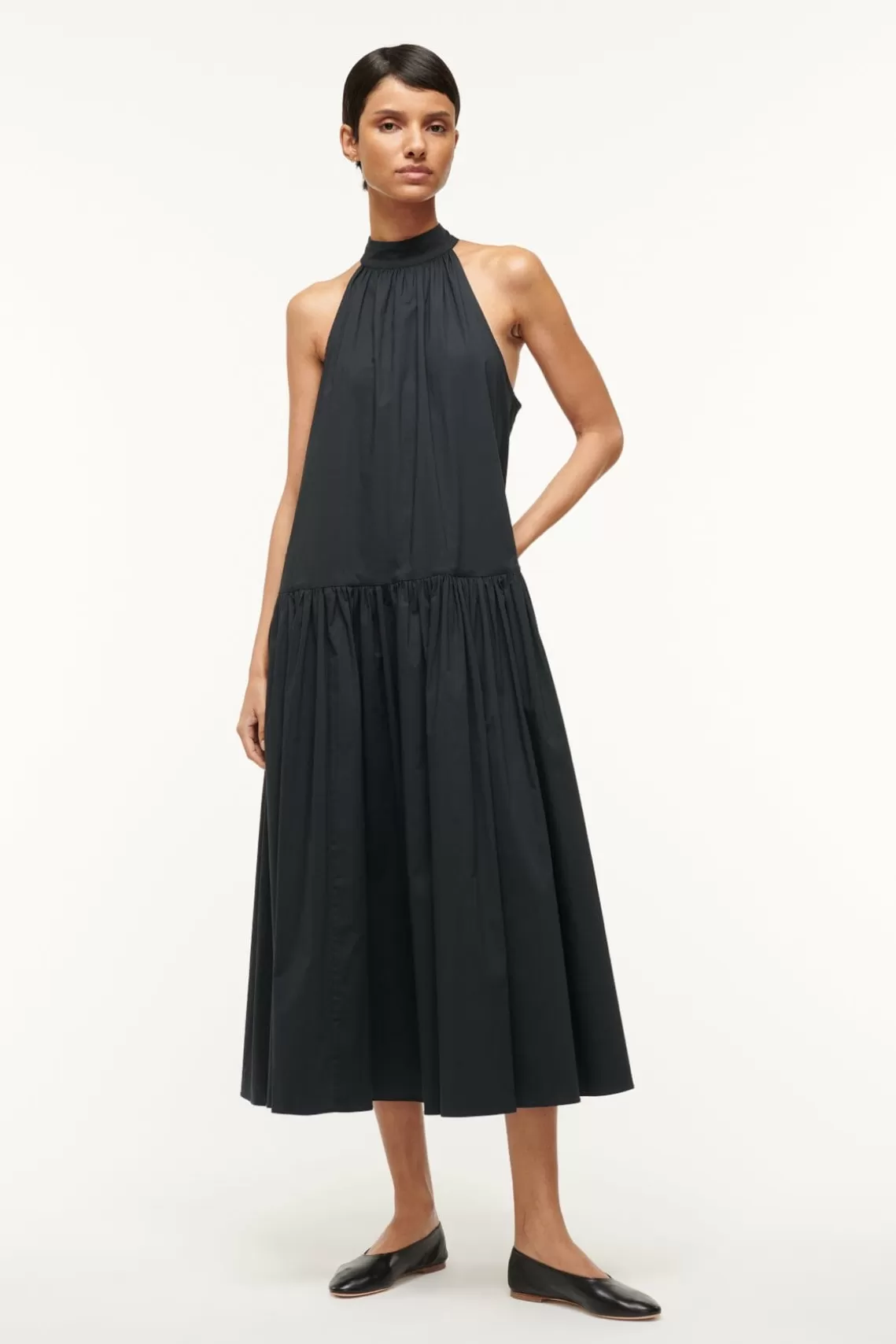 STAUD MIDI MARLOWE DRESS  