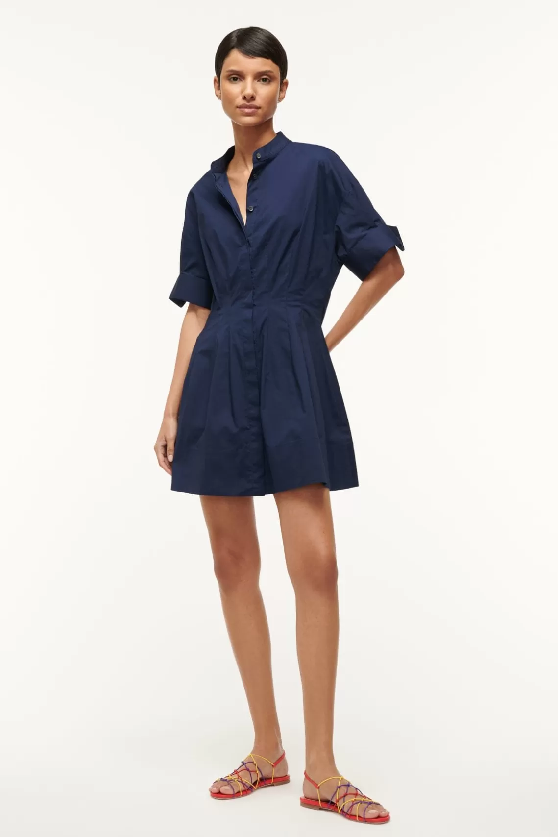 STAUD MINI LORENZA DRESS  