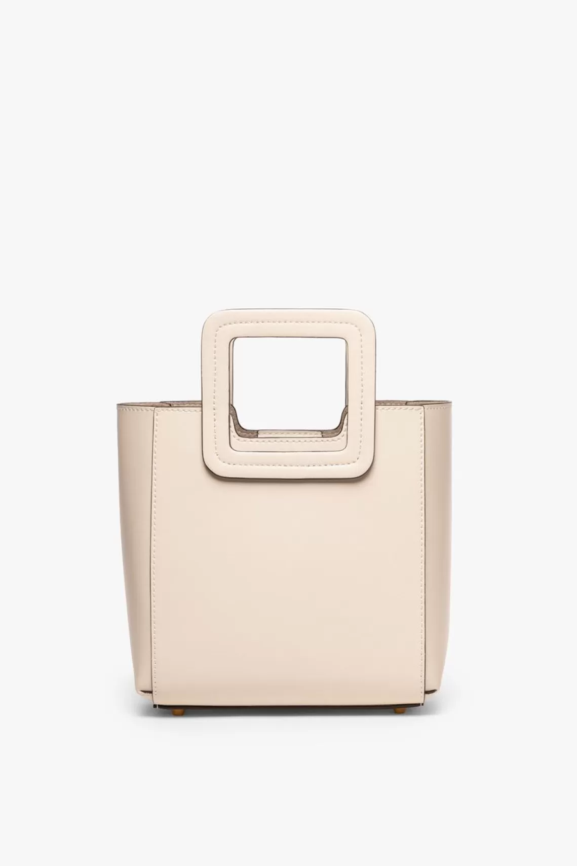 STAUD MINI SHIRLEY LEATHER BAG  