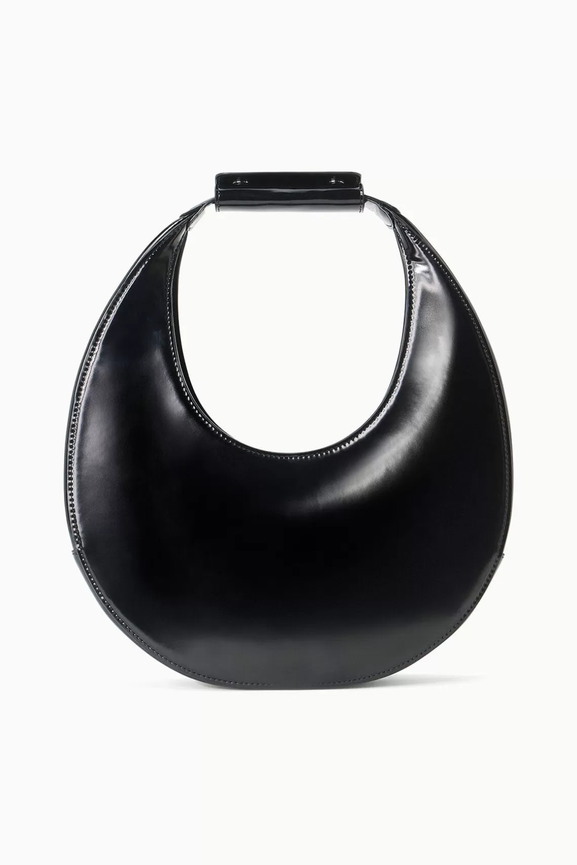 STAUD MOON BAG   POLISHED