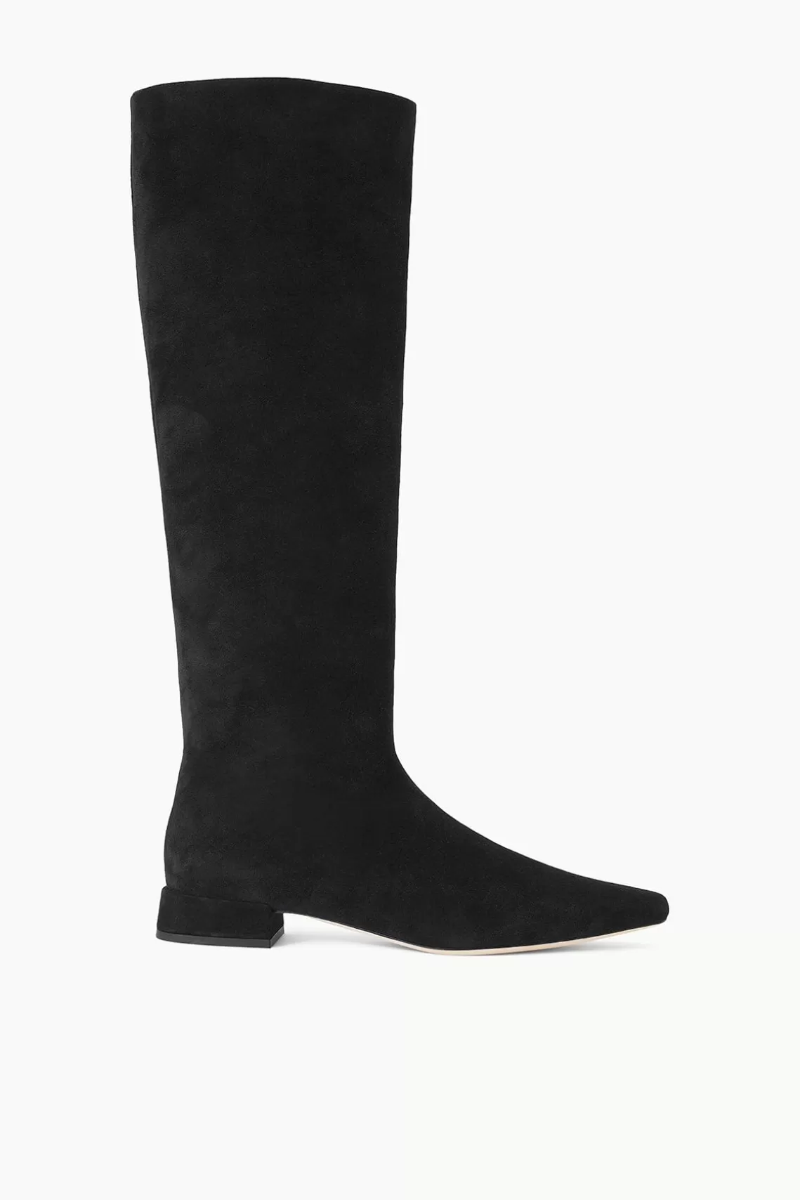 STAUD OLGA BOOT  BLACK SUEDE