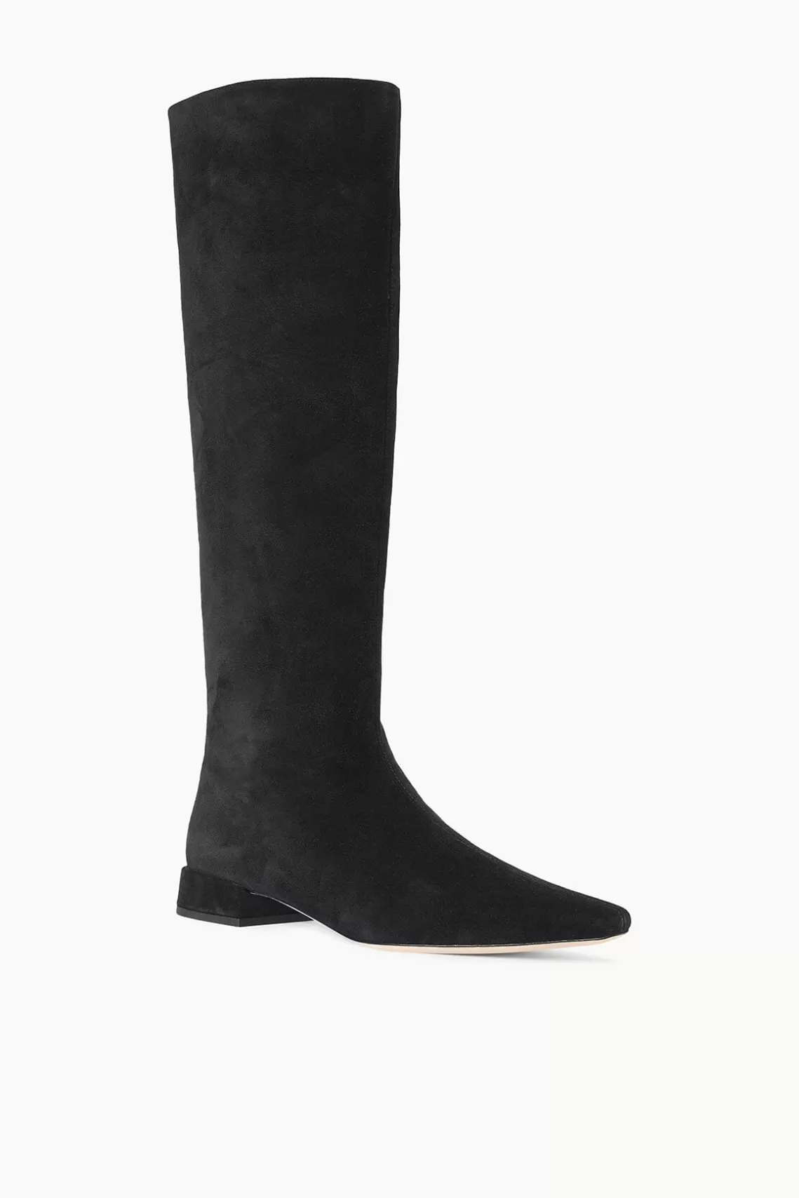 STAUD OLGA BOOT  BLACK SUEDE