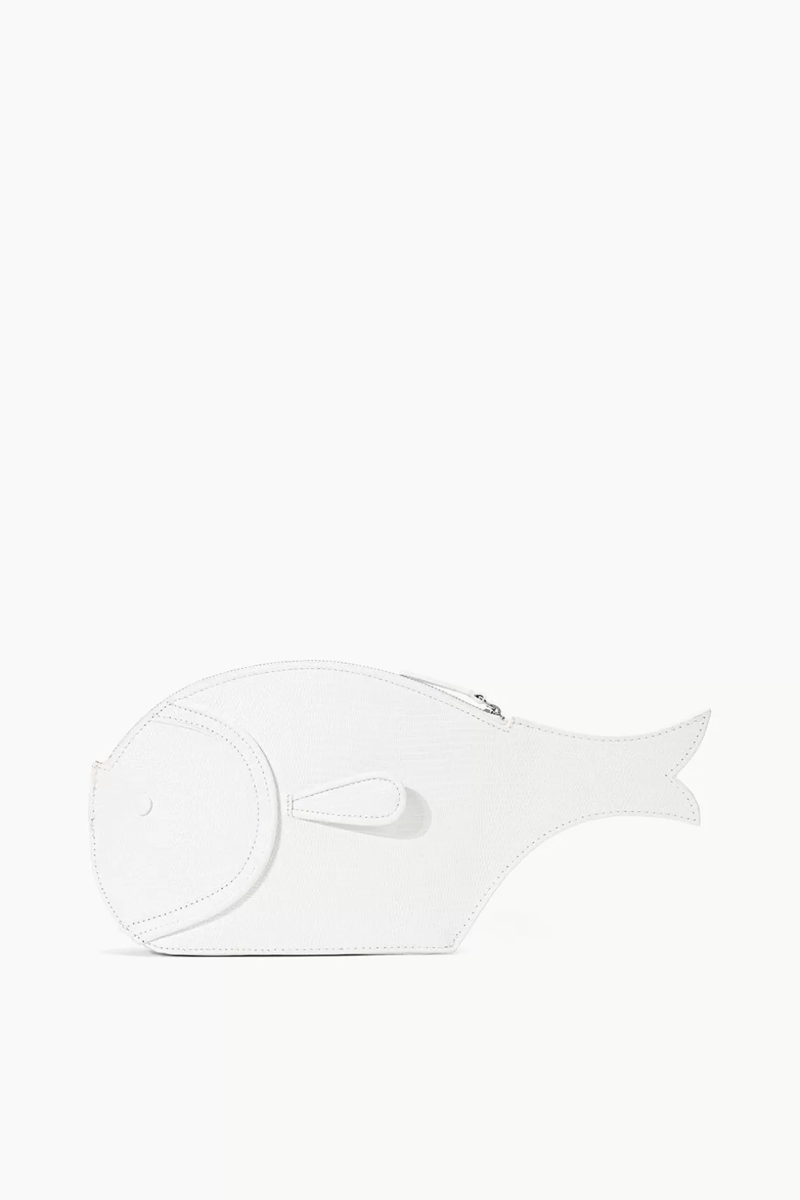 STAUD PESCE LEATHER CLUTCH  