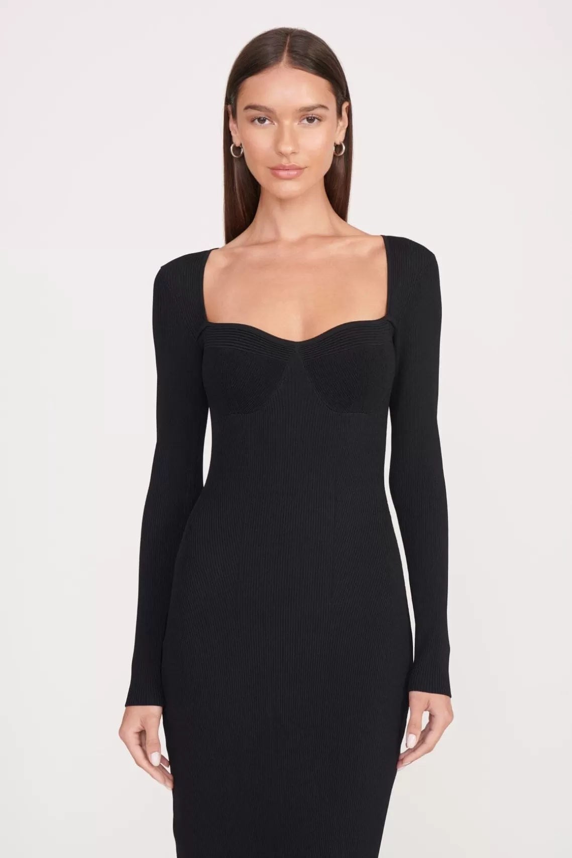 STAUD SILHOUETTE DRESS  