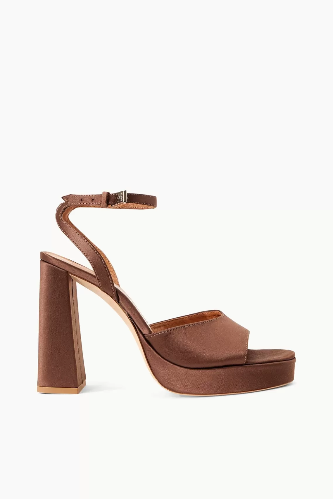 STAUD SOLANGE PLATFORM  CLOVE SATIN