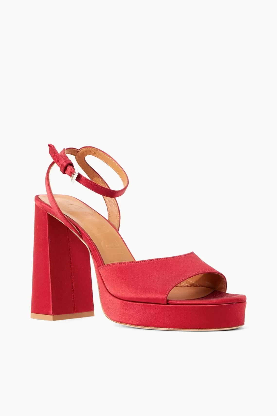 STAUD SOLANGE PLATFORM  RUBY SATIN