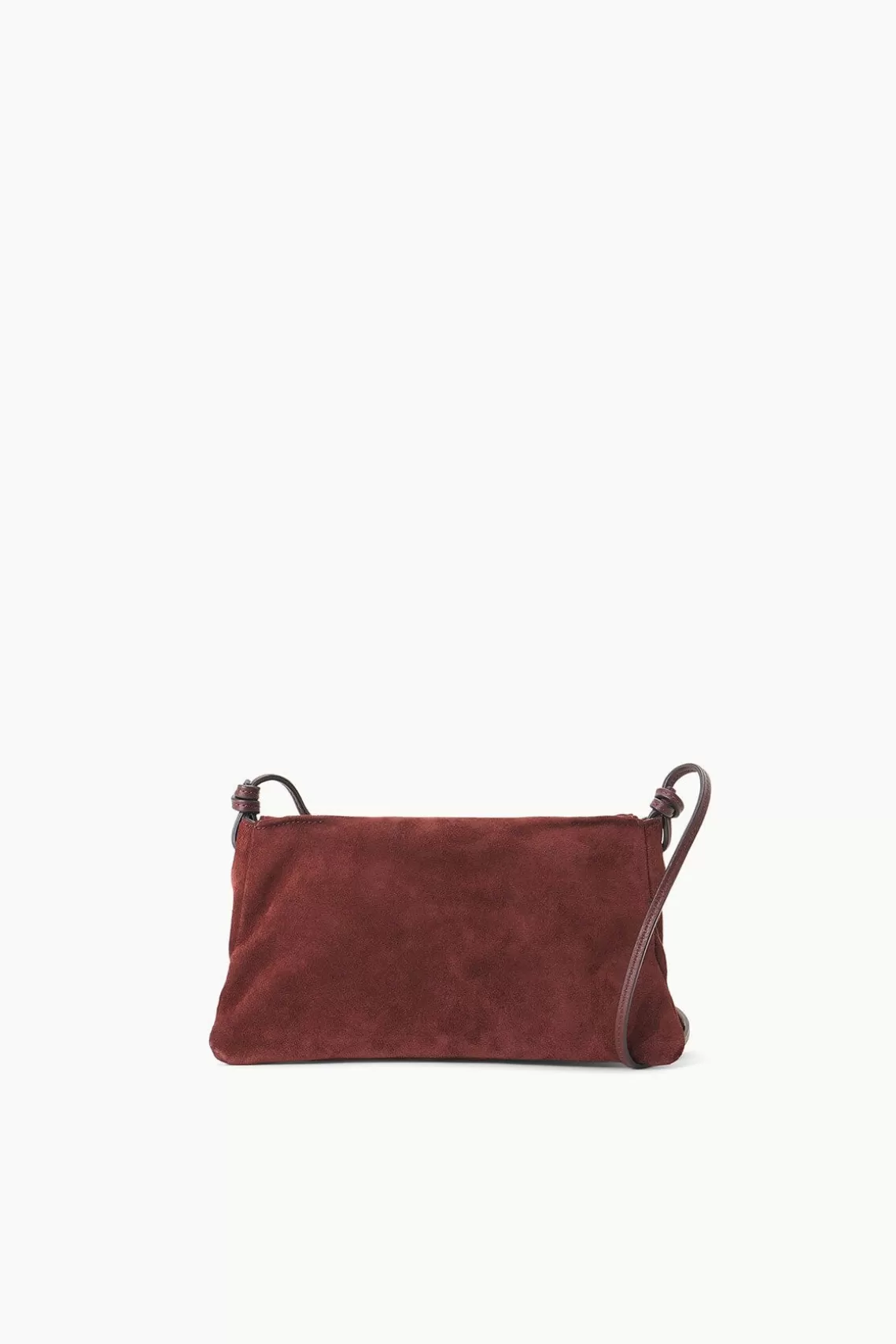 STAUD VIVI CROSSBODY BAG  MAHOGANY SUEDE