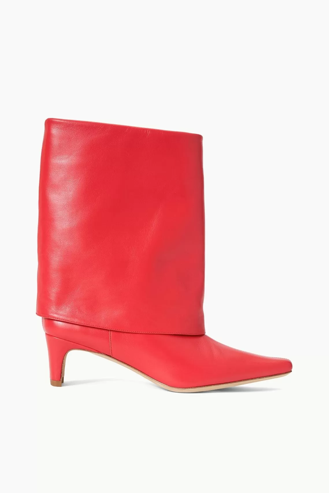 STAUD WALLY FOLDOVER BOOT  RED ROSE