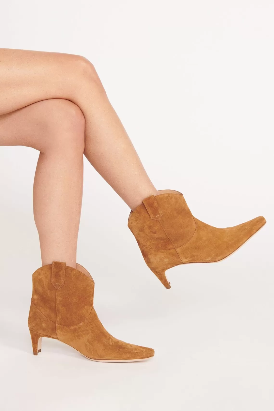 STAUD WESTERN WALLY ANKLE BOOT  