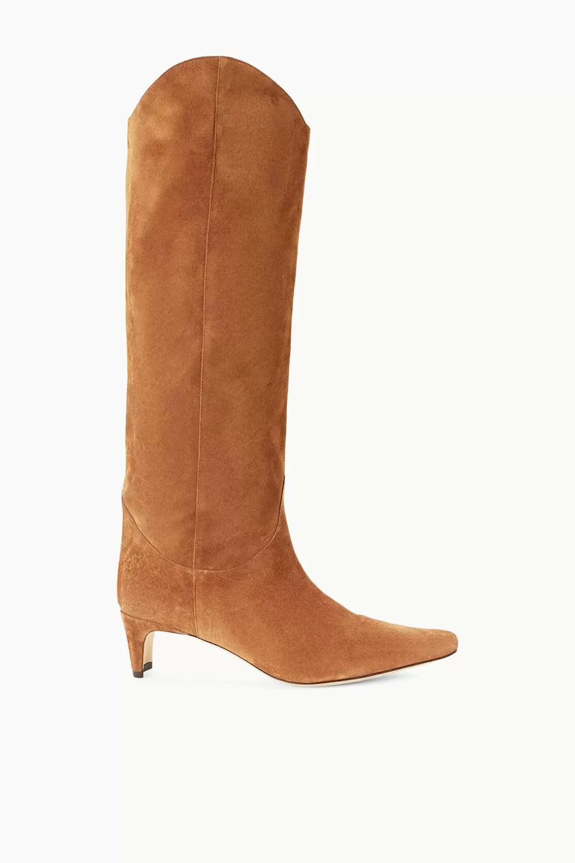 STAUD WESTERN WALLY BOOT  TAN SUEDE